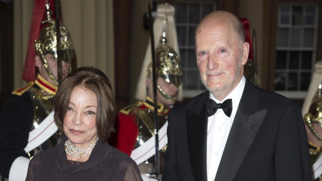 El rey Simeón II de Bulgaria junto a su esposa, Margarita Gómez-Acebo y Cejuela, en una imagen de archivo.