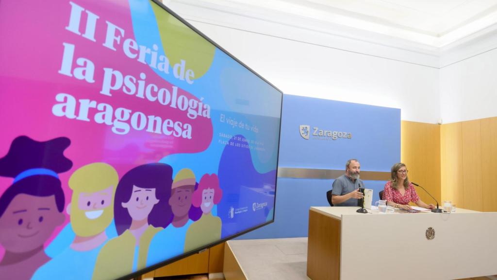 Presentación Feria de la Psicología aragonesa.