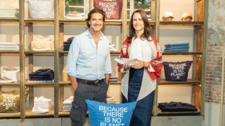 El presidente y fundador de Ecoalf, Javier Goyeneche; y la 'managing partner' de Impact Bridge, Maria Samoilova.