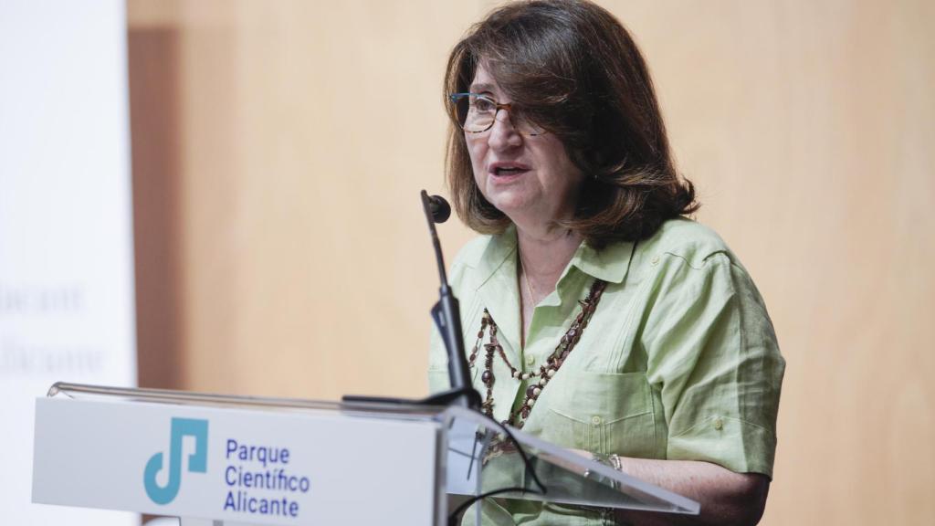 La rectora de la UA, Amparo Navarro.