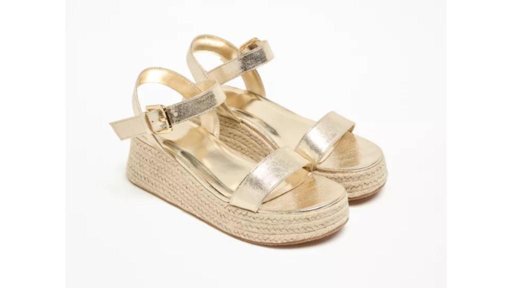 Sandalias con cuña