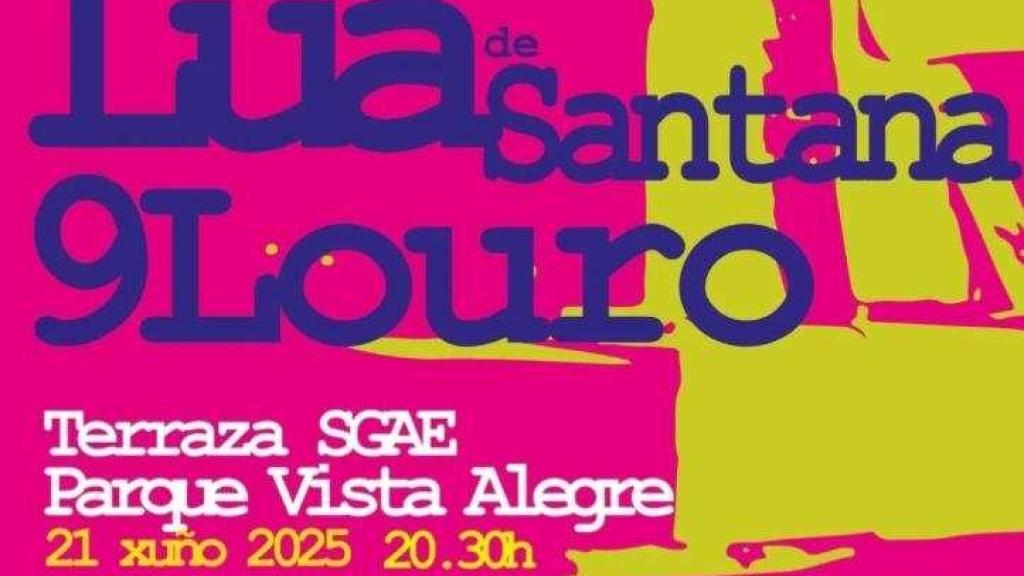 Cartel del VI Festival Acento de Santiago de Compostela