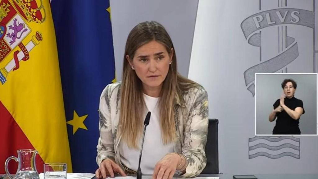 La vicepresidenta y ministra de Transición Ecológica, Sara Aagesen, este martes.