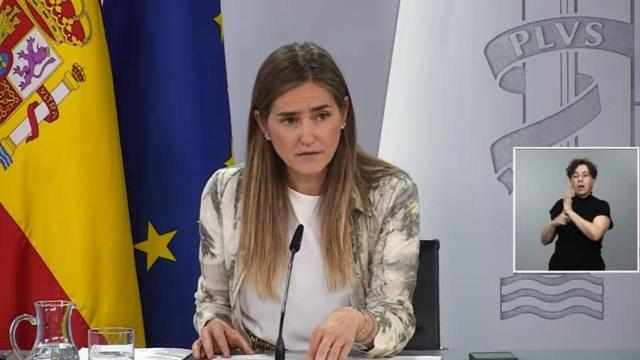 La vicepresidenta y ministra de Transición Ecológica, Sara Aagesen, este martes.