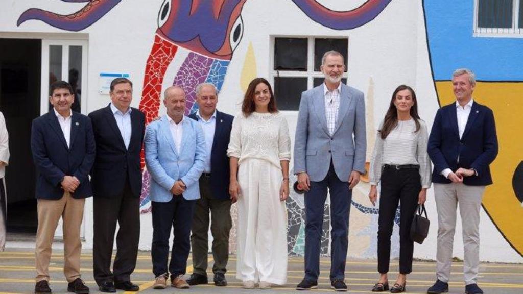 Visita de los Reyes a Burela (Lugo)