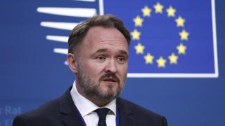 El comisario de Energía, Dan Jorgensen, durante una rueda de prensa