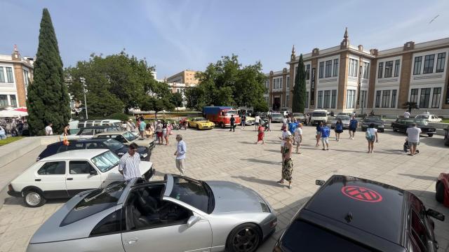 Un momento de la Caravana Solidaria.