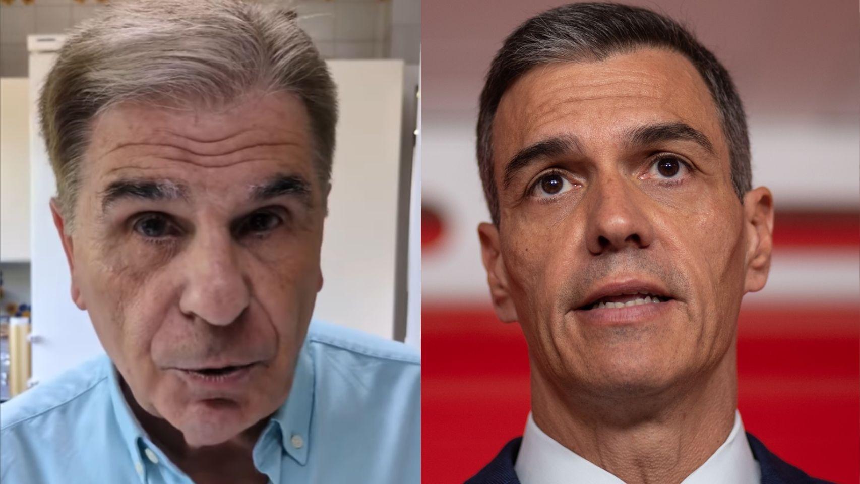 Pedro Ruiz y Pedro Sánchez, en un fotomontaje