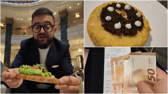 El influencer gastronómico Alfonso 'Cocituber' desayunando en la cafetería del hotel Four Seasons.
