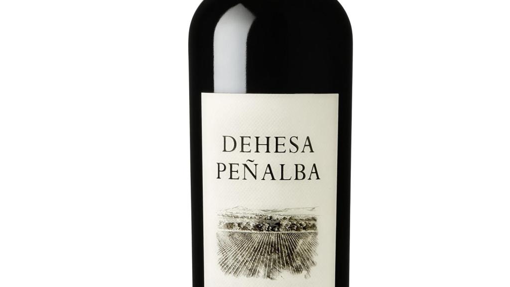 Etiqueta del vino aniversario.