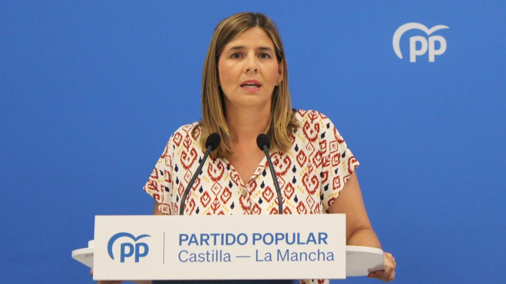 Carolina Agudo, secretaria general y portavoz parlamentaria del Partido Popular de Castilla-La Mancha.