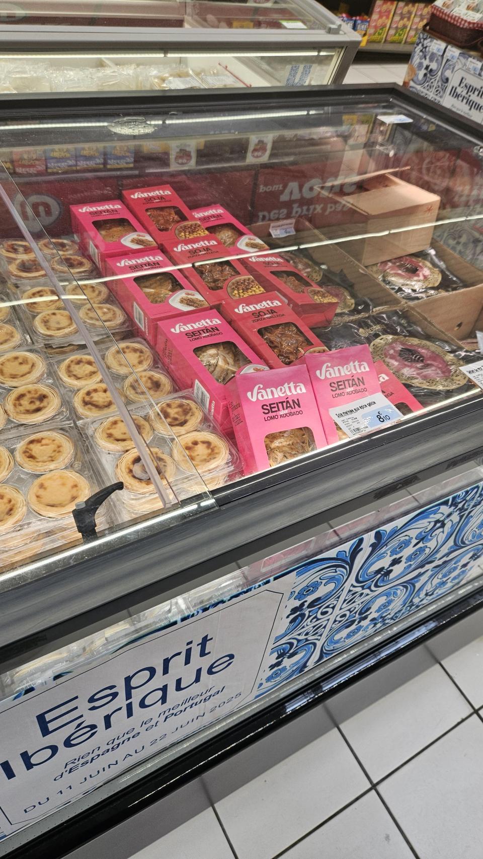 Los productos de Vanetta en un supermercado francés