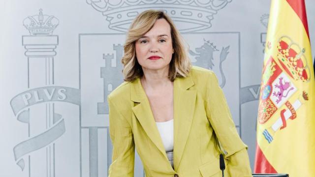 Pilar Alegría, ministra portavoz del Gobierno de España.