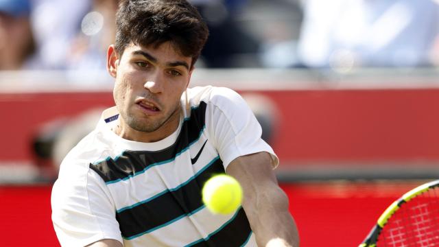 Carlos Alcaraz, en el torneo de Queen's.
