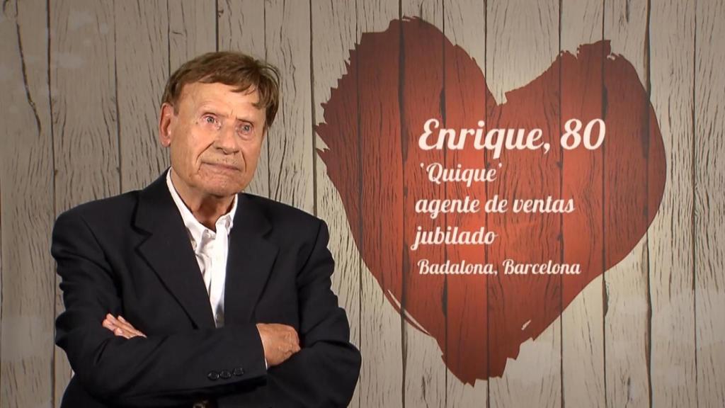 Enrique, 80 años, en 'First Dates'