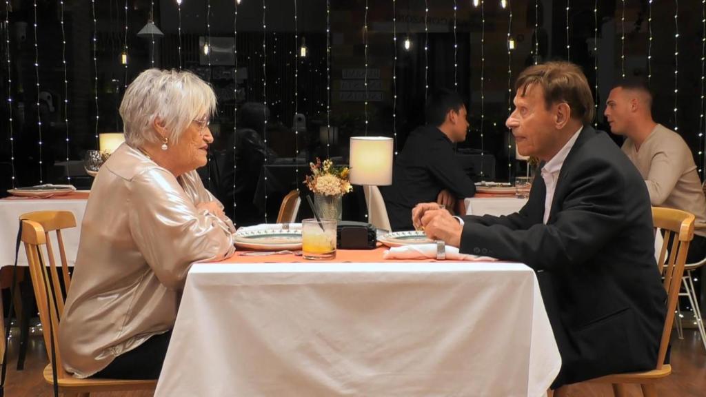 Momento de la cita entre Marta y Enrique, en 'First Dates'