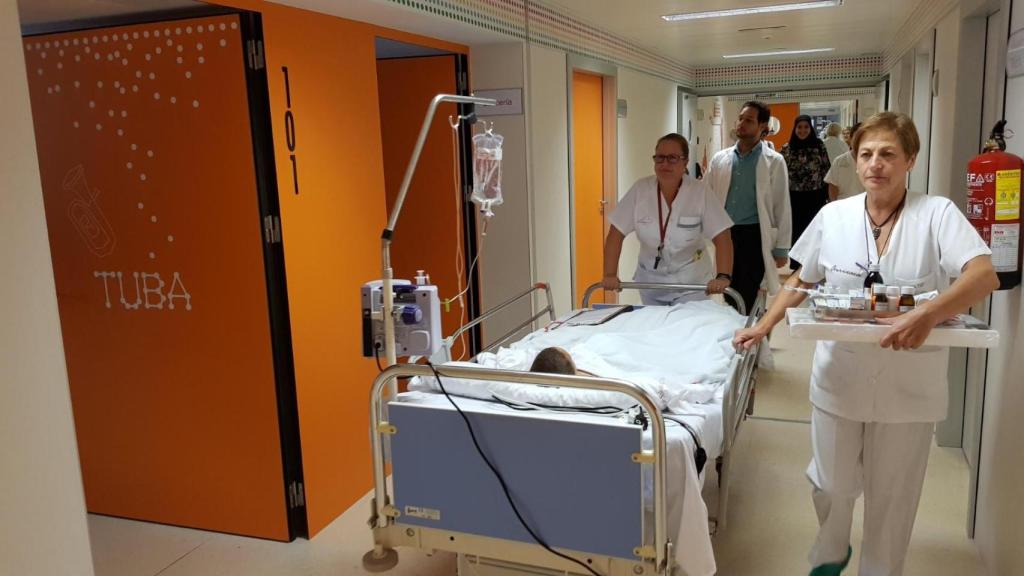 Una imagen de archivo de las unidades de hospitalización pediátrica del Hospital Virgen de la Arrixaca de Murcia.