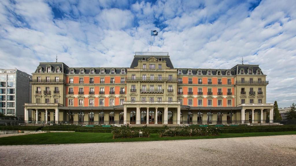 El Palacio de las Naciones, sede de la Oficina de la ONU en Ginebra.
