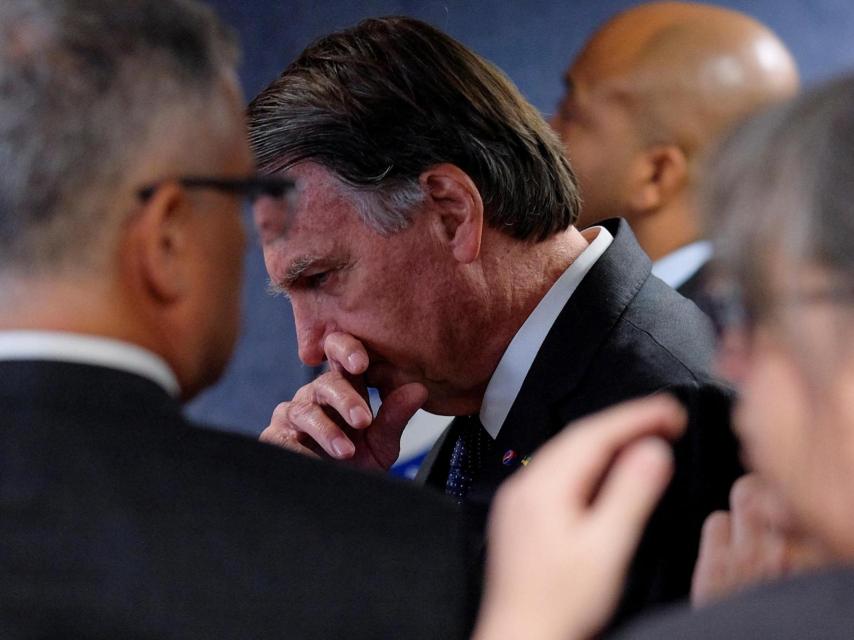 El expresidente brasileño Jair Bolsonaro el pasado 10 de junio durante el juicio en el Tribunal Supremo por el intento de golpe de Estado.