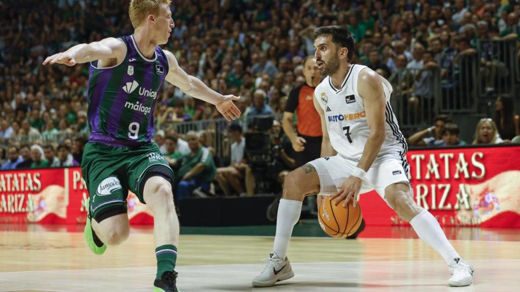 Campazzo, durante el partido contra Unicaja.