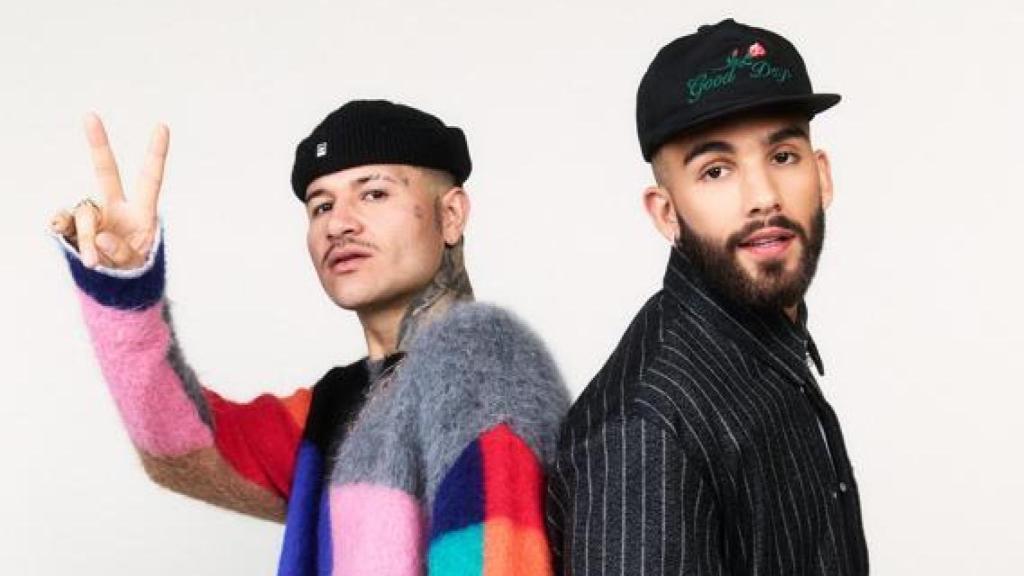 Kapo y Manuel Turizo en 'La Voz Kids 2025'.