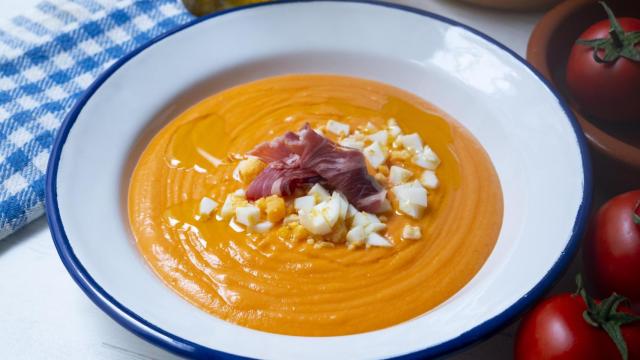 Un plato de salmorejo