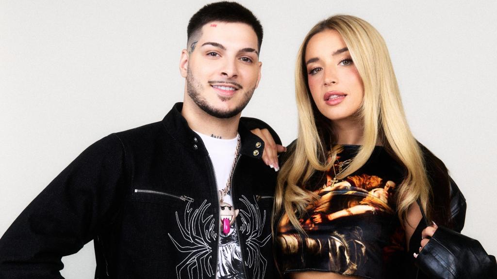 Lola Índigo y RvFv en 'La Voz Kids' 2025.