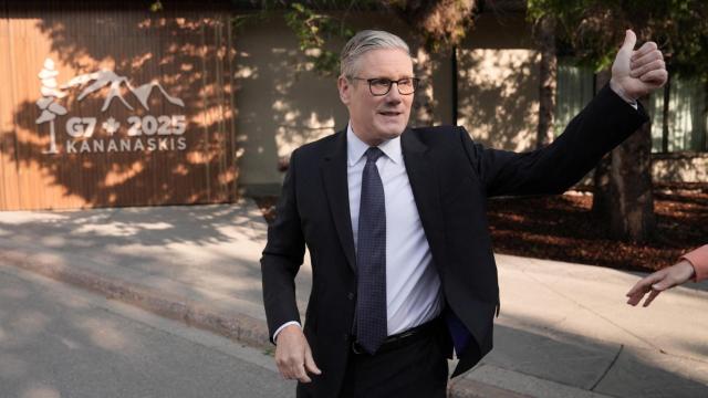El primer ministro Sir Keir Starmer antes de una cumbre sobre seguridad en la reunión de líderes del G7 en Kananaskis, Alberta, Canadá, el 16 de junio de 2025.