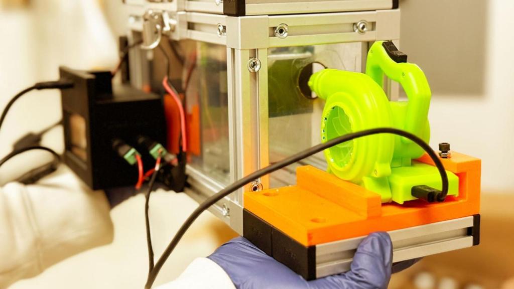 Dispositivo creado para detectar moléculas en muestras de aire.