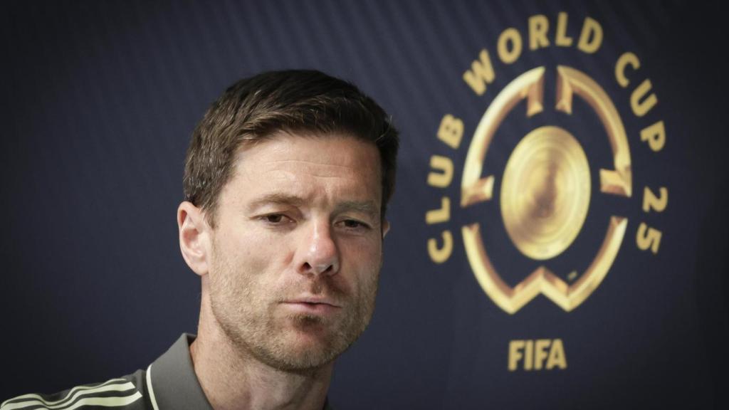Xabi Alonso, en rueda de prensa en el Mundial de Clubes
