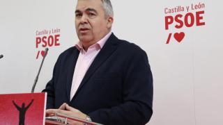 El ex secretario de Organización del PSOE Santos Cerdán durante una visita a Zamora en febrero de 2023