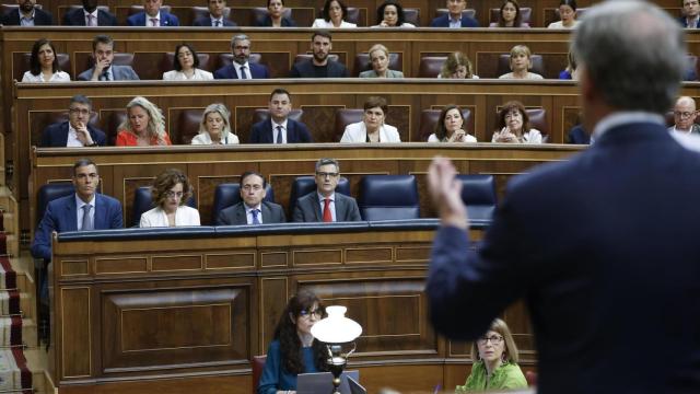 Sesión de control al Gobierno este miércoles en el Congreso de los Diputados.