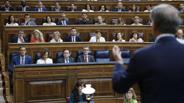 Sesión de control al Gobierno este miércoles en el Congreso de los Diputados.