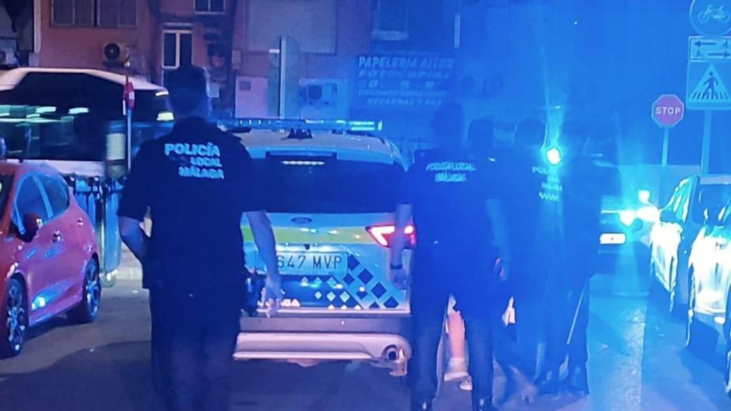 Una imagen del operativo la pasada madrugada.