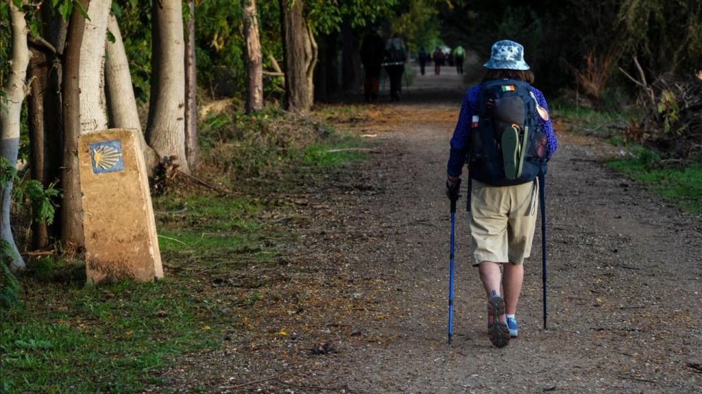 Peregrino en el Camino de Santiago