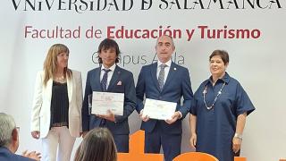 Entrega del premio a la Mejor Idea Innovadora de negocio en el Certamen Iniciativa Campus Emprendedor