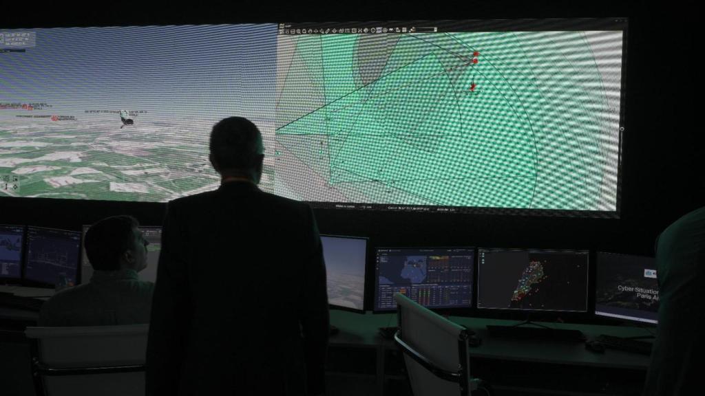 Recreación de operación de interceptación de amenaza aérea