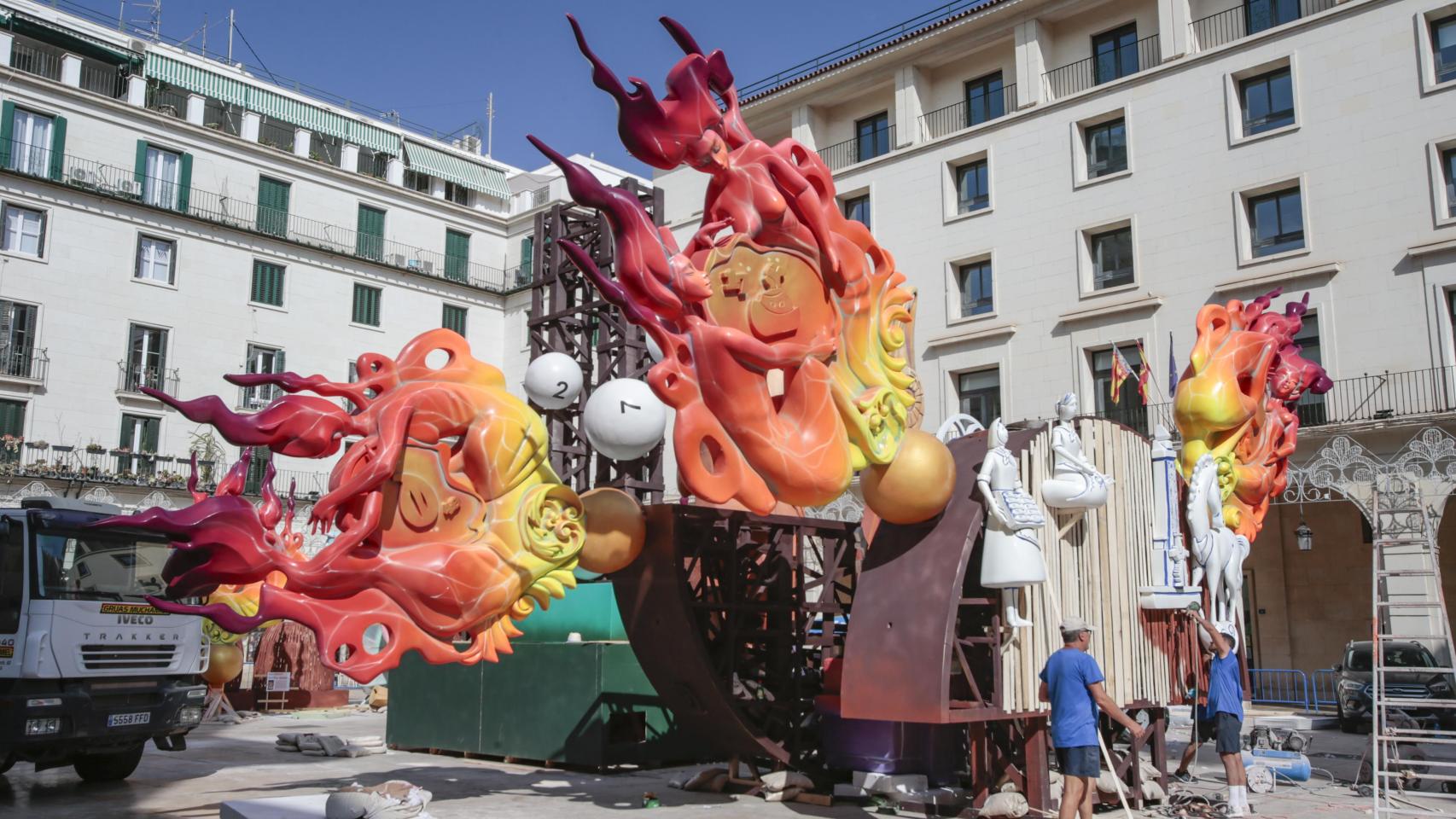 Vista general de 'Identidad', durante la plantá.