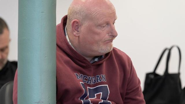 Imagen del acusado en una de las sesiones del juicio.