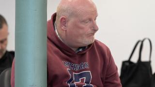 Imagen del acusado en una de las sesiones del juicio.