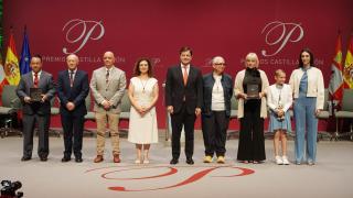 Foto de familia de  la entrega de los Premios Castilla y León 2024