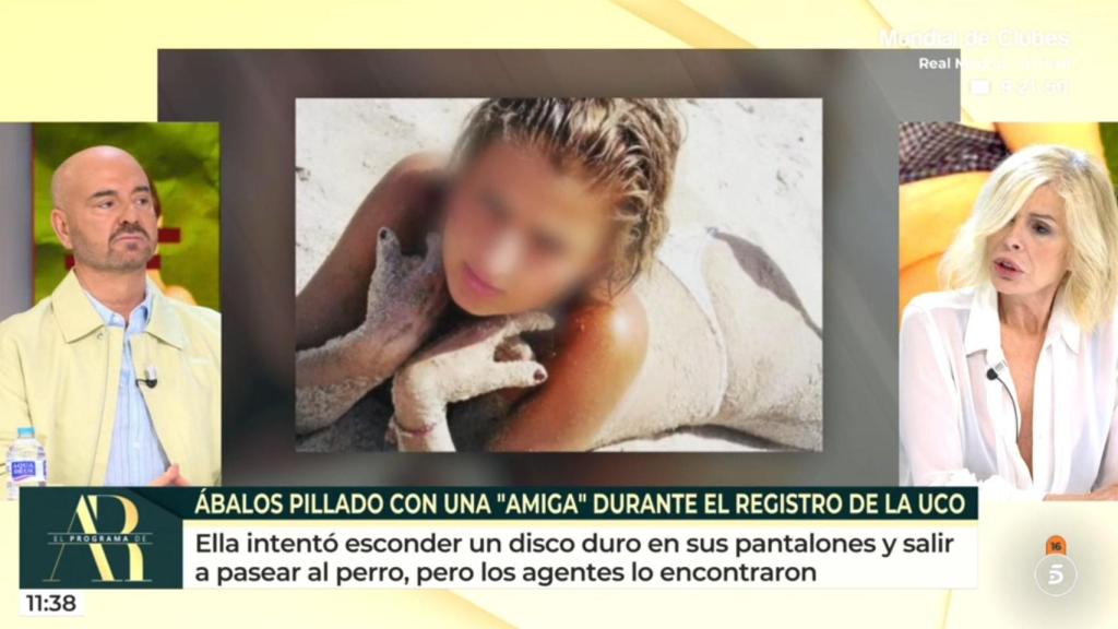 Luis Pliego y Bibiana Fernández en 'El programa de Ana Rosa'.