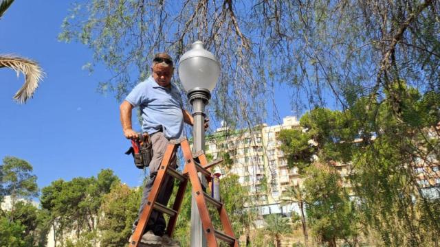 El cambio de farolas con luces LED.