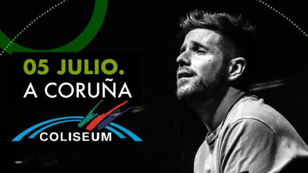 Cartel del nuevo espectáculo de Pablo López que llegará a la ciudad herculina este mes