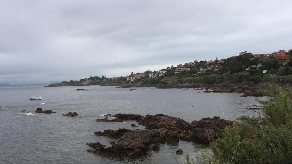 Vista de la Ría desde el Camino Portugués por la Costa por el litoral