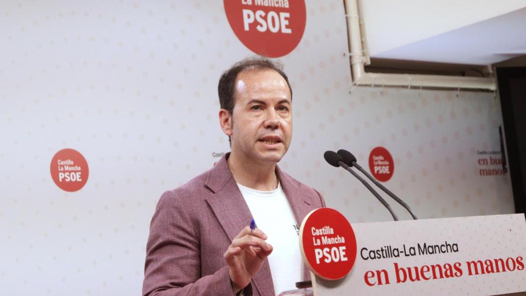 Sergio García-Navas durante la rueda de prensa.