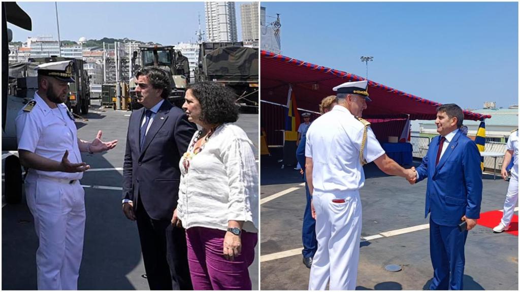 A la izquierda Belen Do Campo, a la derecha Pedro Blanco.