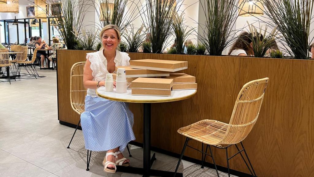 Sandra, emprendedora en Zaragoza.