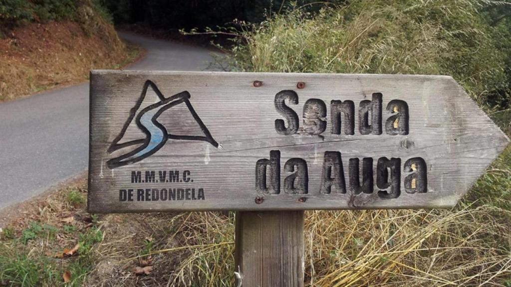 Un tramo de la Senda del Agua discurre por Redondela