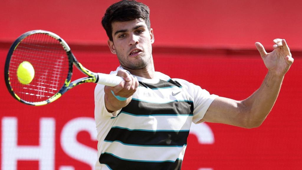 Carlos Alcaraz, durante el torneo de Queen's.